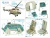 Quinta Studio QD35065 Mi-8MT 3D-Printed & coloured Interior on decal paper (Trumpeter) 1/35